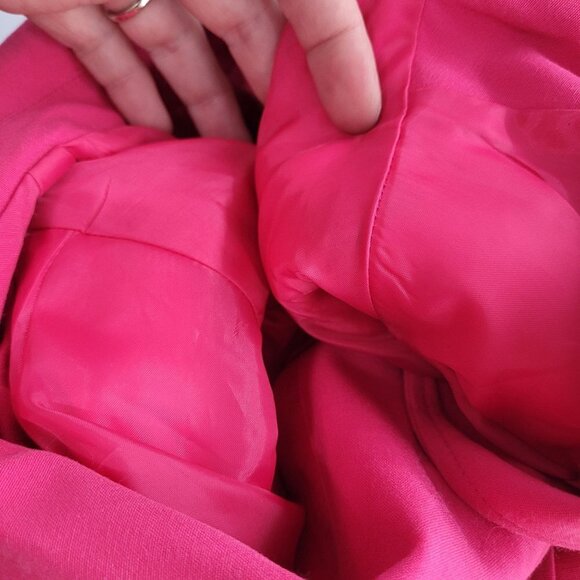 JPR separates womens 10 pink retro long line button coat blazer car coat VTG - Picture 8 of 10